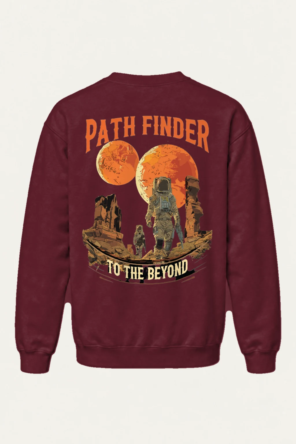 "Two Moons Explorer" Heavy Blend Unisex Crewneck Sweatshirt | Gildan 18000