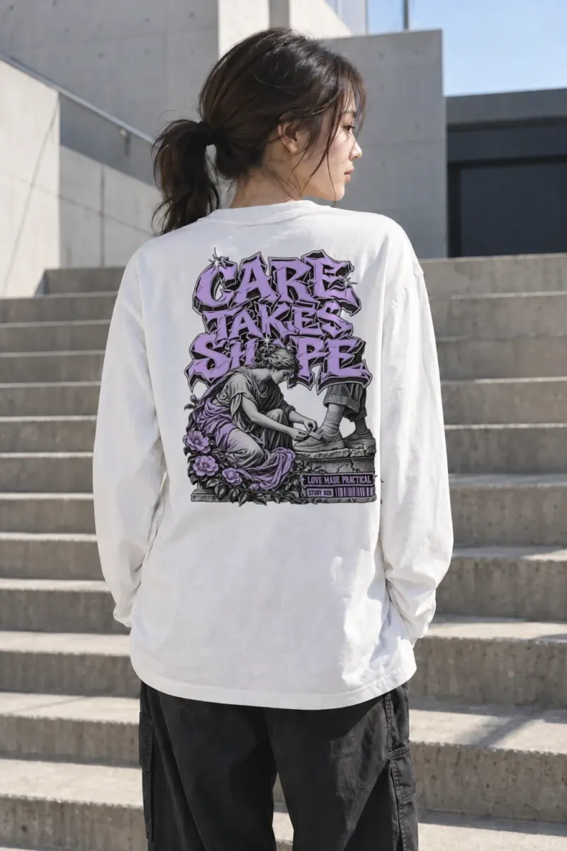"Tying A Child’s Shoe" Unisex Longsleeve T-shirt | Gildan 2400