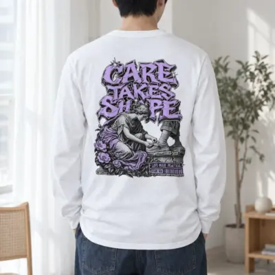 "Tying A Child’s Shoe" Unisex Longsleeve T-shirt