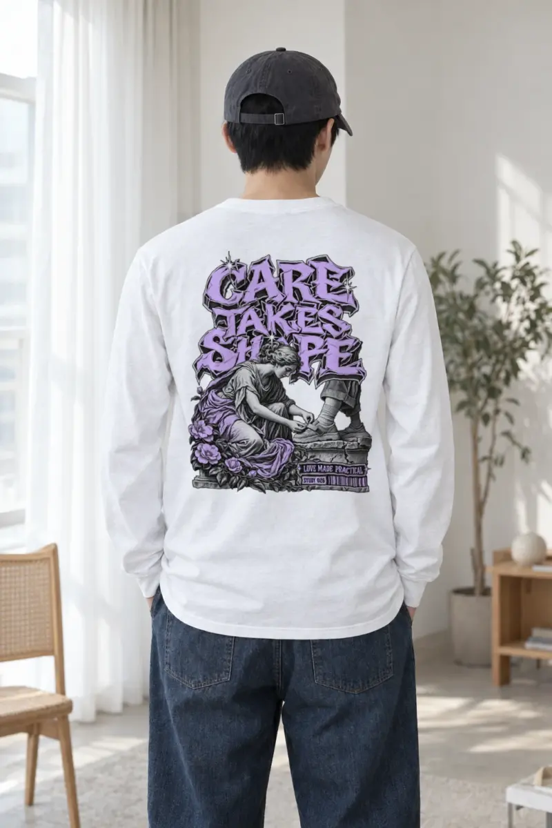 "Tying A Child’s Shoe" Unisex Longsleeve T-shirt | Gildan 2400