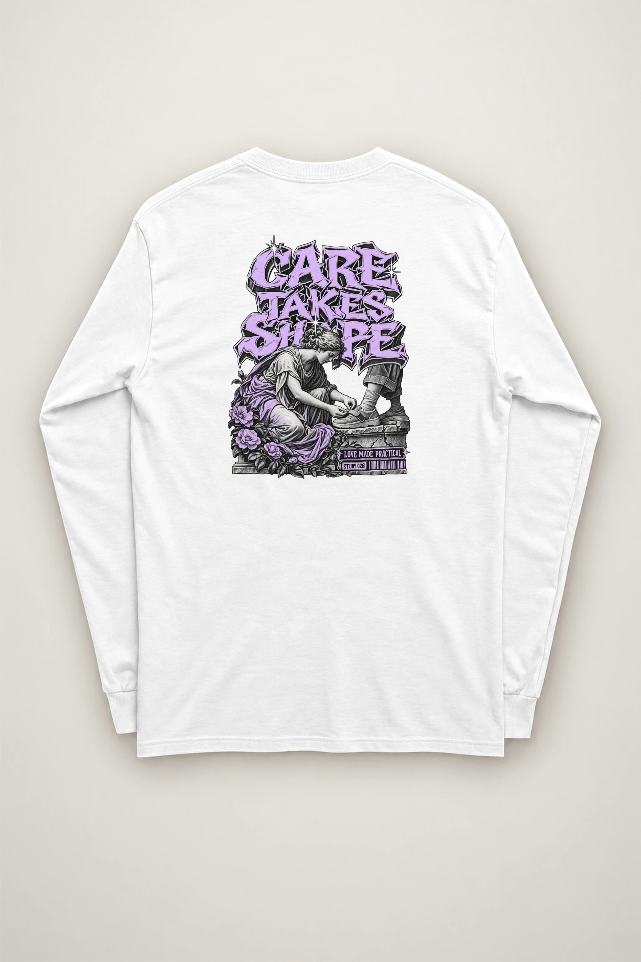 "Tying A Child’s Shoe" Unisex Longsleeve T-shirt