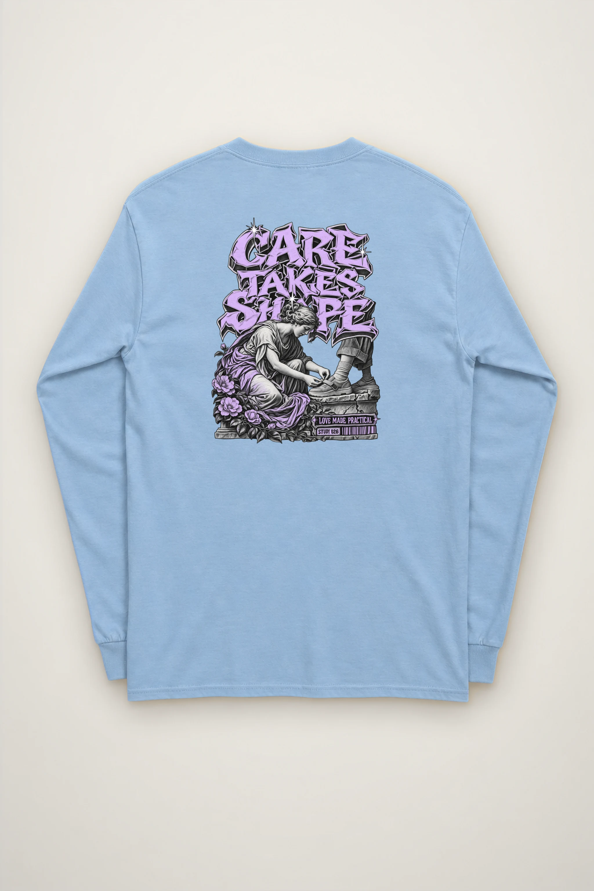 "Tying A Child’s Shoe" Unisex Longsleeve T-shirt
