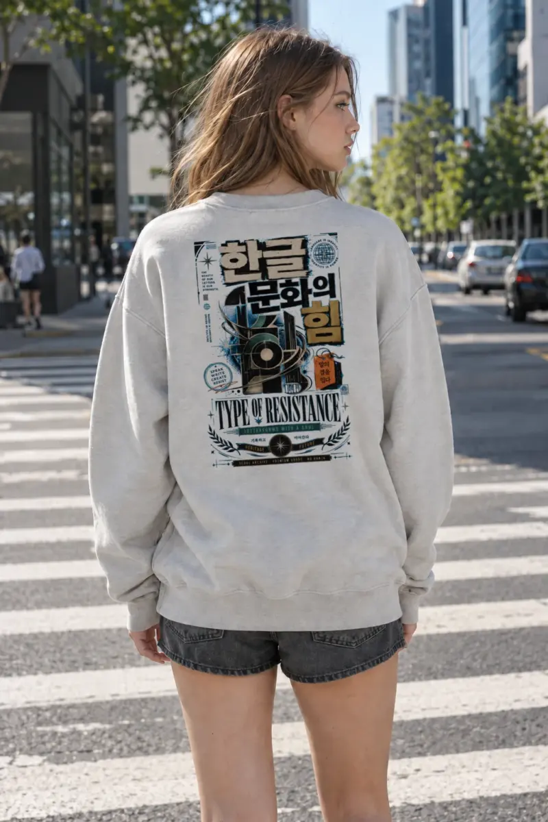 "Type Of Resistance" Heavy Blend Unisex Crewneck Sweatshirt | Gildan 18000