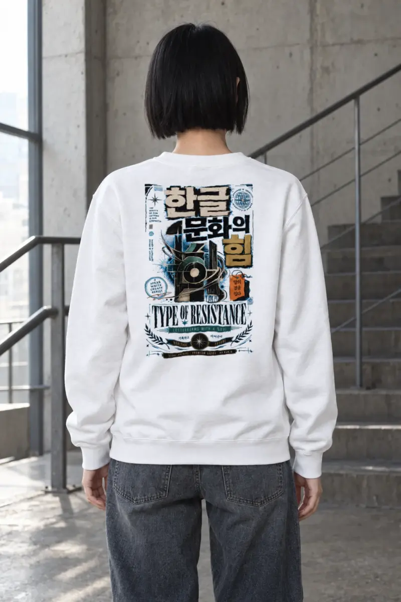 "Type Of Resistance" Heavy Blend Unisex Crewneck Sweatshirt | Gildan 18000