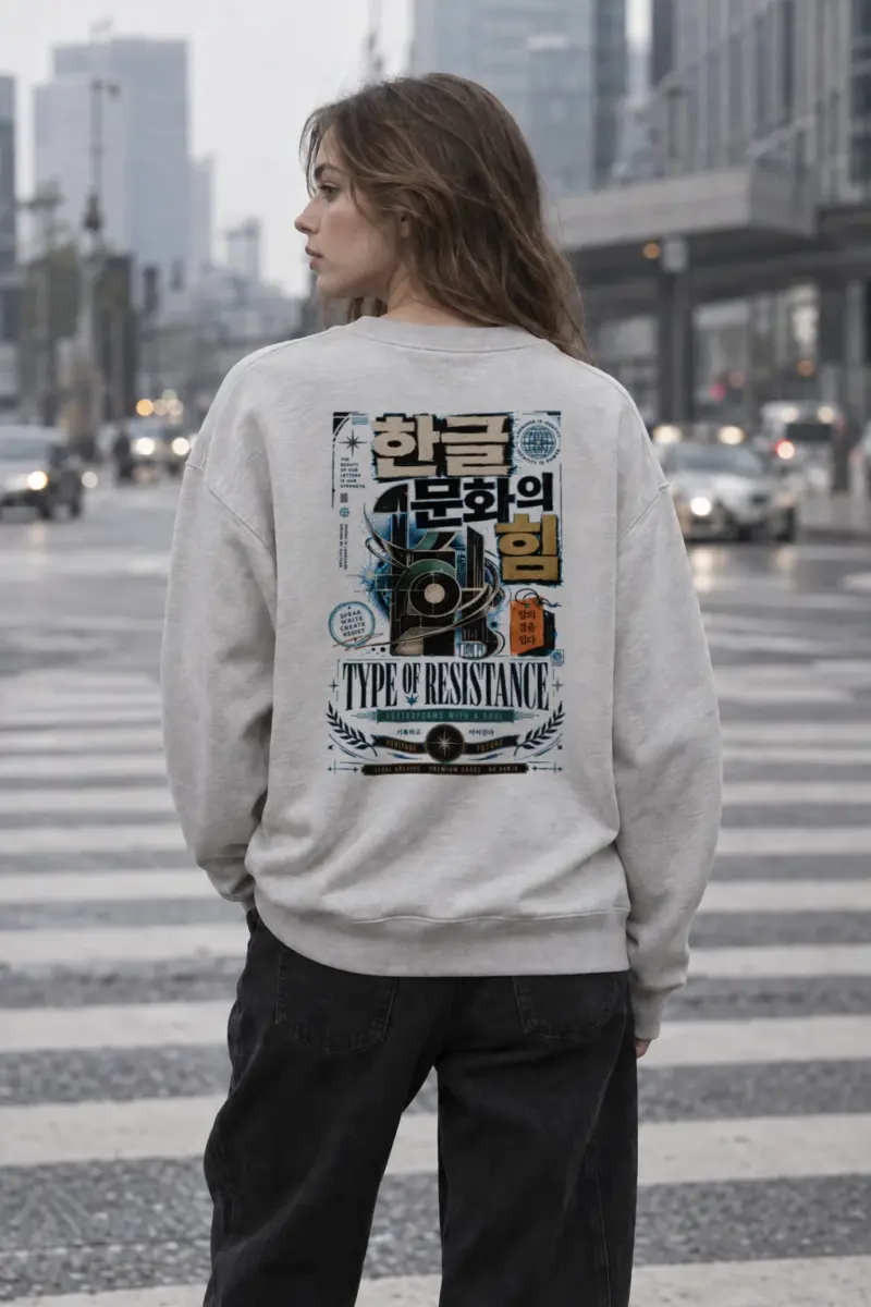 “Type Of Resistance” Heavy Blend Unisex Crewneck Sweatshirt | Gildan 18000