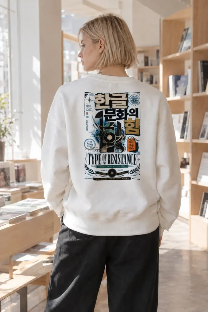 "Type Of Resistance" Heavy Blend Unisex Crewneck Sweatshirt | Gildan 18000