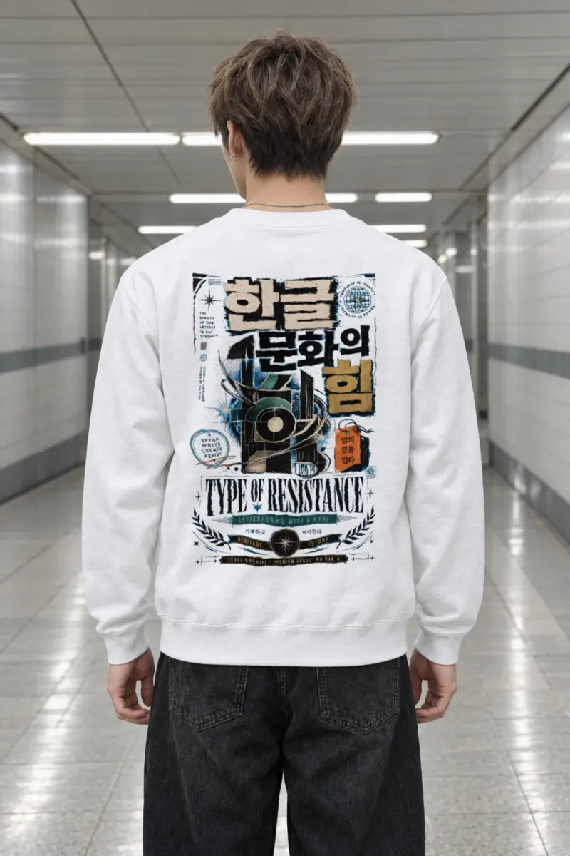 "Type Of Resistance" Heavy Blend Unisex Crewneck Sweatshirt
