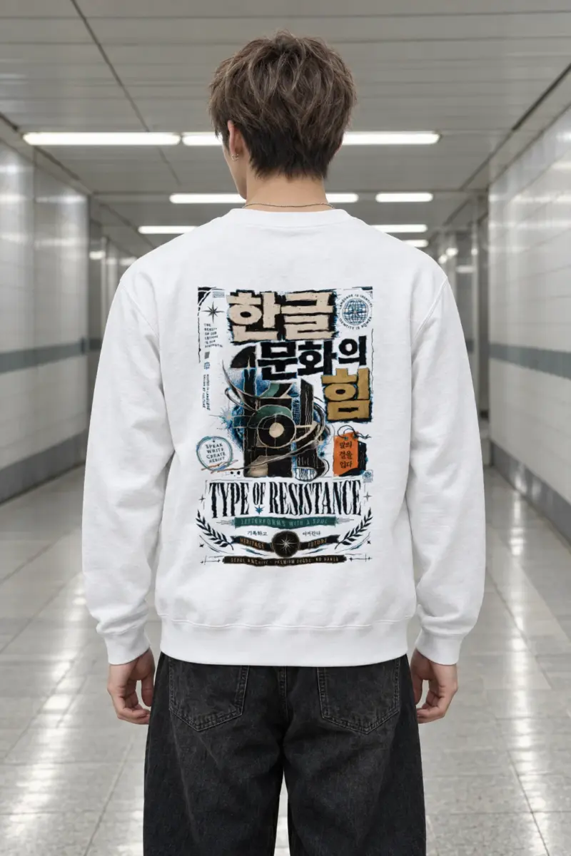 "Type Of Resistance" Heavy Blend Unisex Crewneck Sweatshirt
