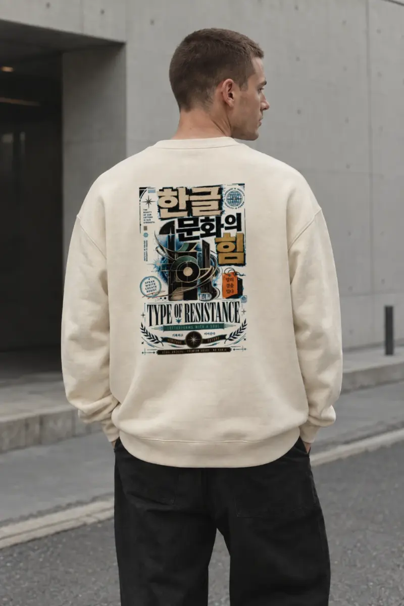 “Type Of Resistance” Unisex Sponge Fleece Crewneck Sweatshirt | Bella + Canvas 3901