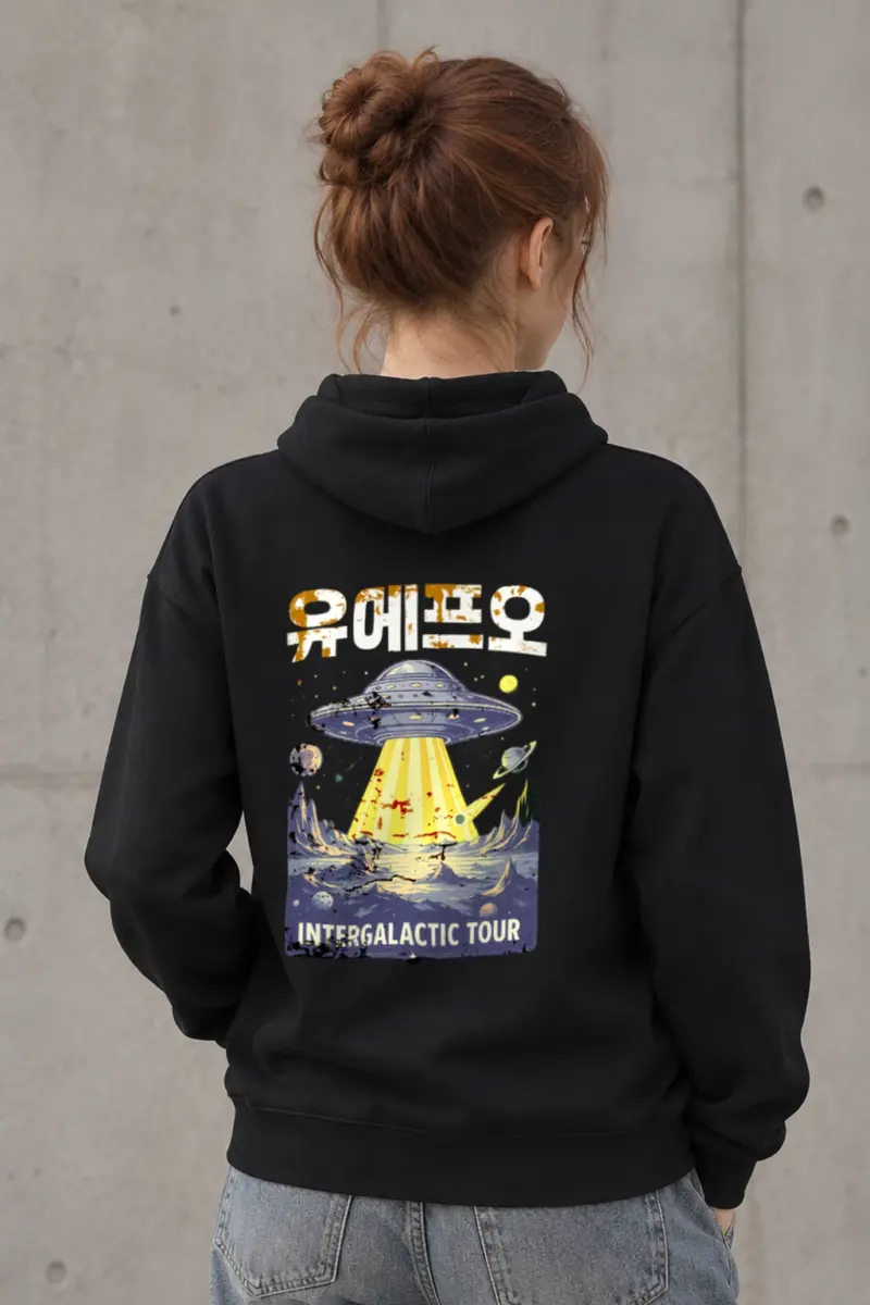 "UFO Intergalactic Tour" Heavy Blend Unisex Pullover Hoodie