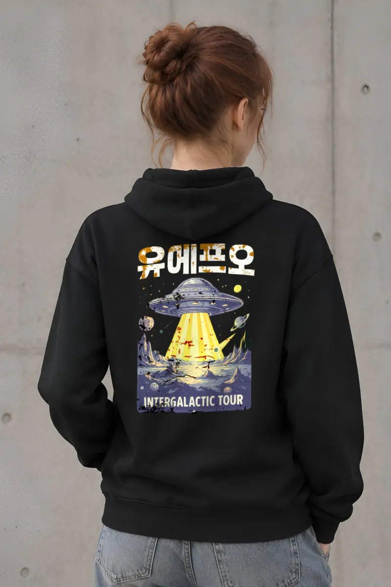 "UFO Intergalactic Tour" Heavy Blend Unisex Pullover Hoodie