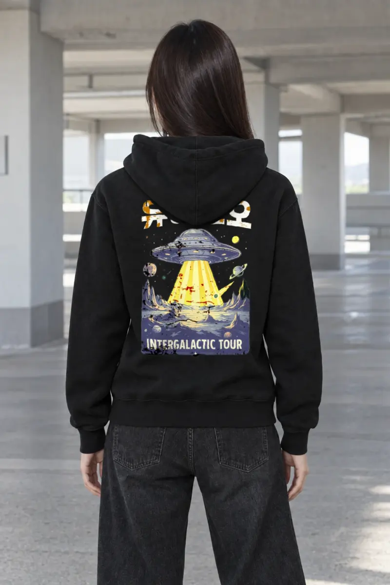 "UFO Intergalactic Tour" Heavy Blend Unisex Pullover Hoodie