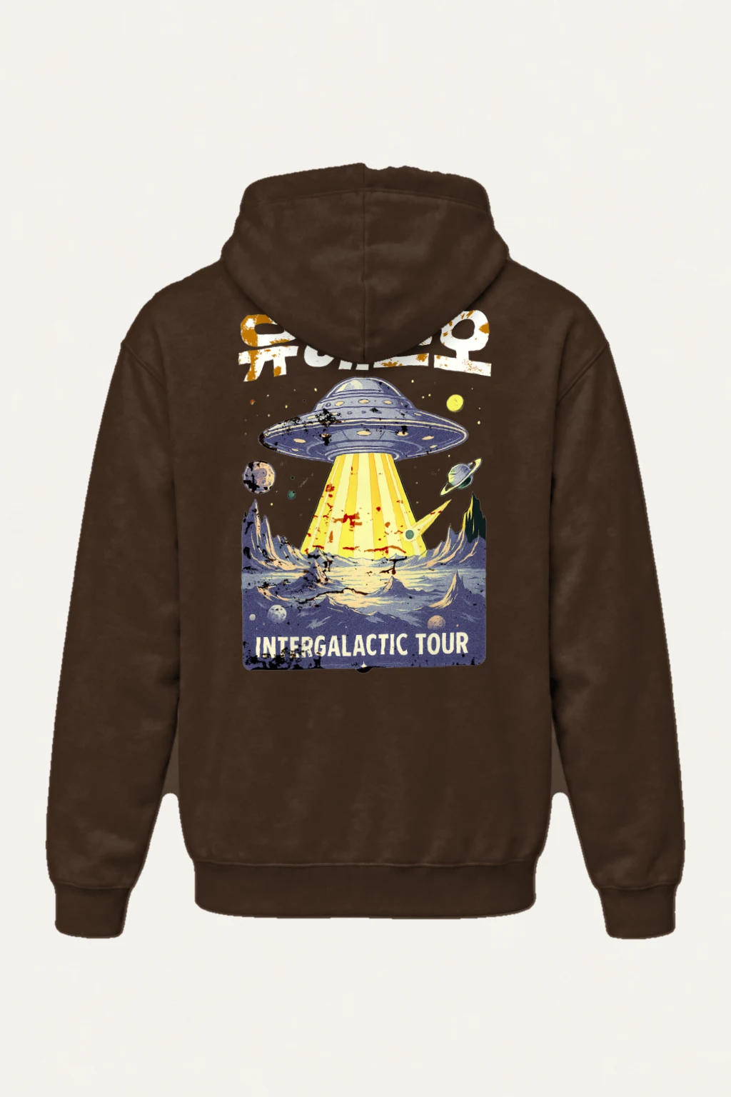 "UFO Intergalactic Tour" Heavy Blend Unisex Pullover Hoodie | Gildan 18500