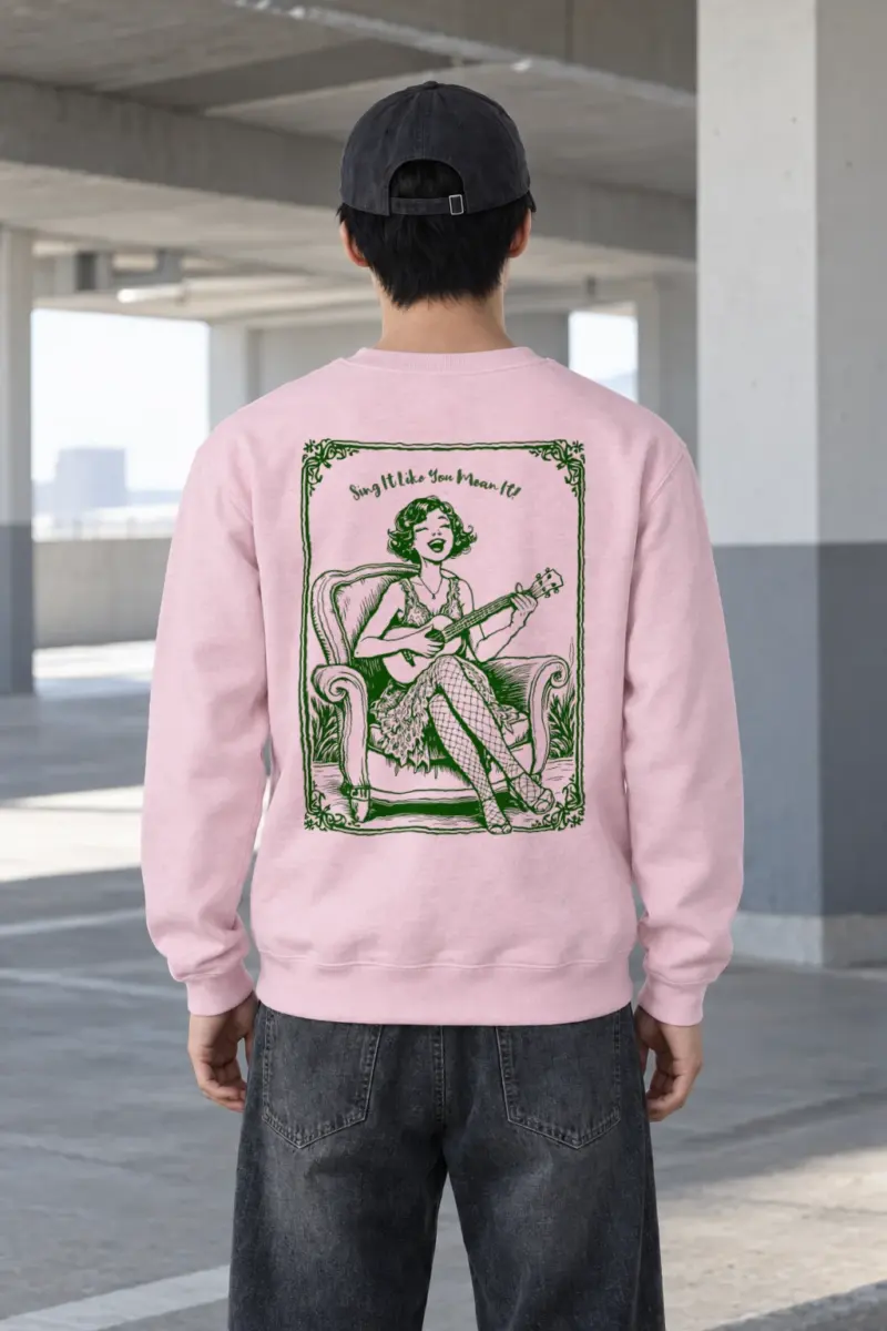 "Ukulele Serenade" Heavy Blend Unisex Crewneck Sweatshirt