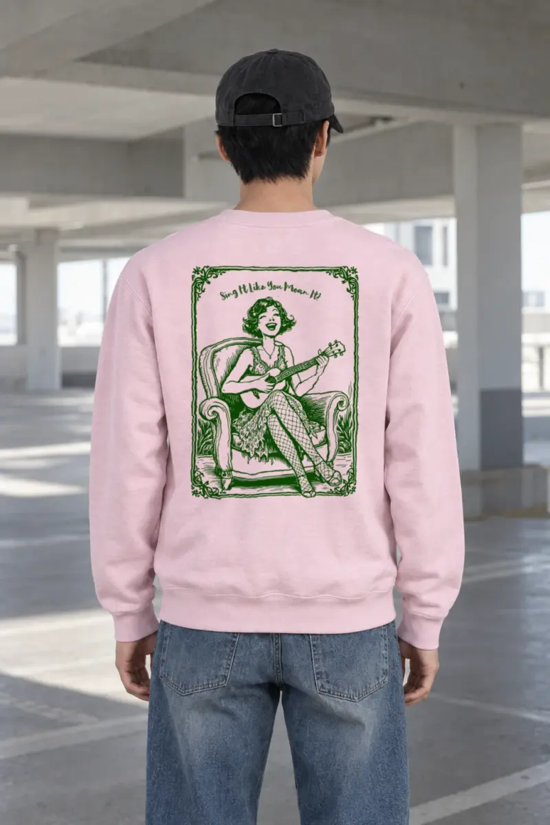 "Ukulele Serenade" Heavy Blend Unisex Crewneck Sweatshirt | Gildan 18000