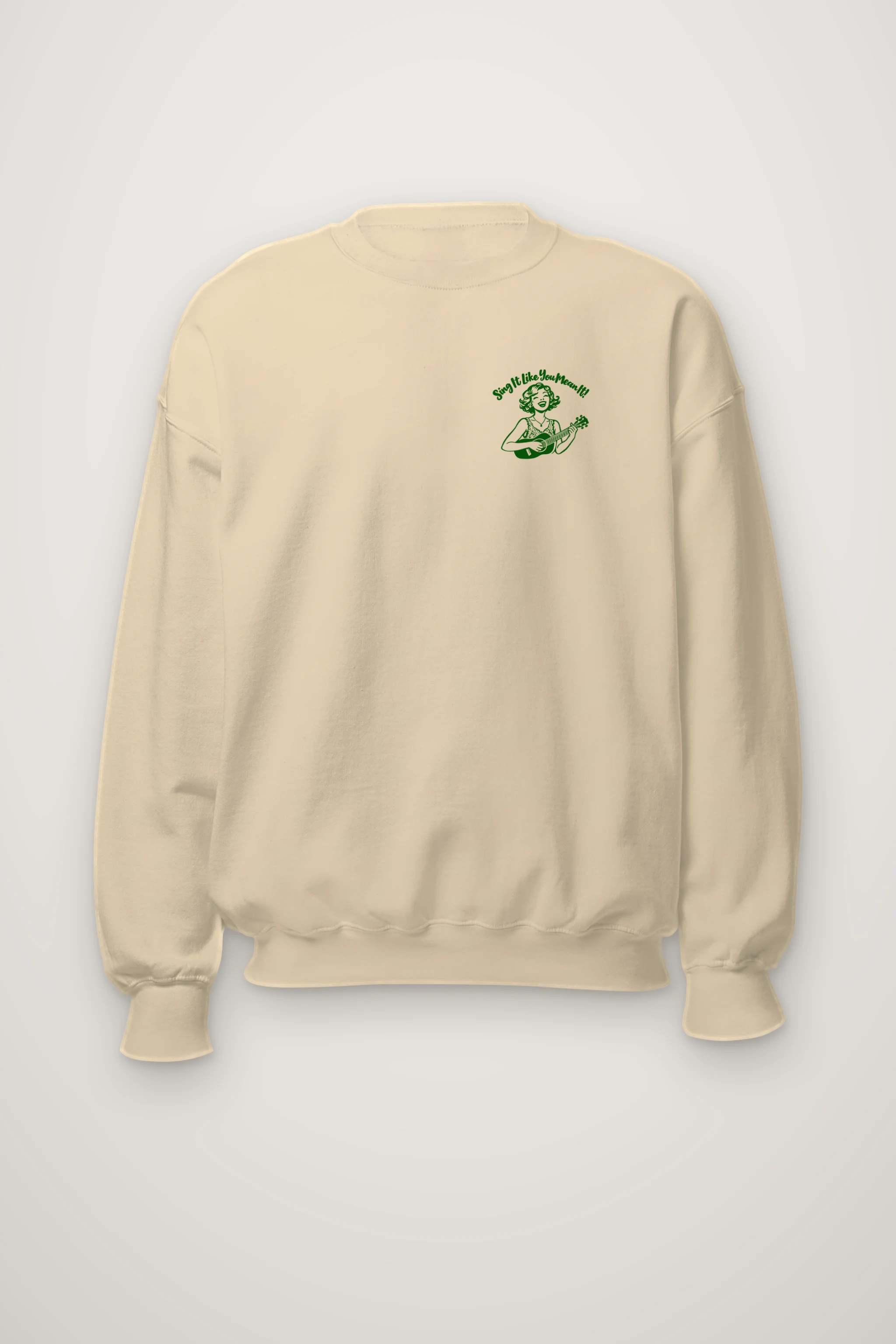 "Ukulele Serenade" Heavy Blend Unisex Crewneck Sweatshirt