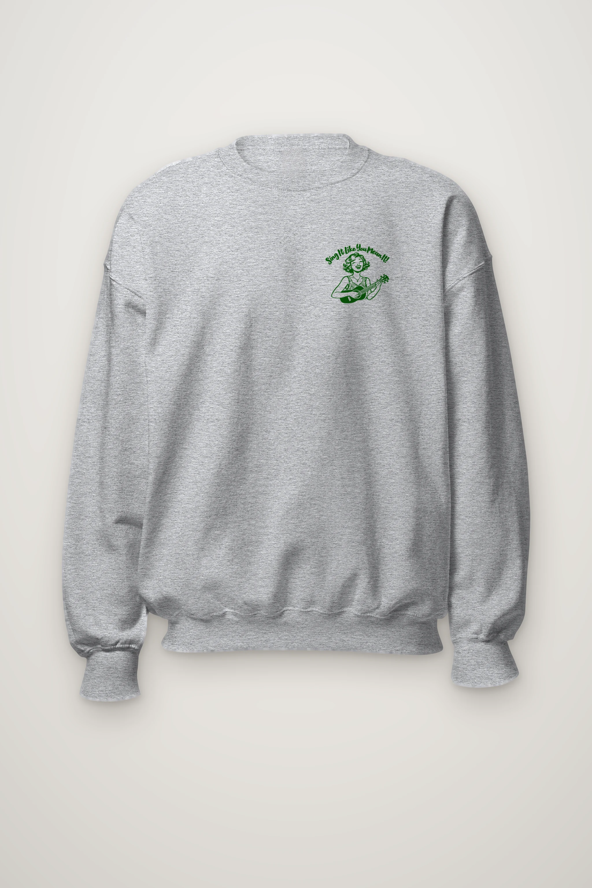 "Ukulele Serenade" Heavy Blend Unisex Crewneck Sweatshirt