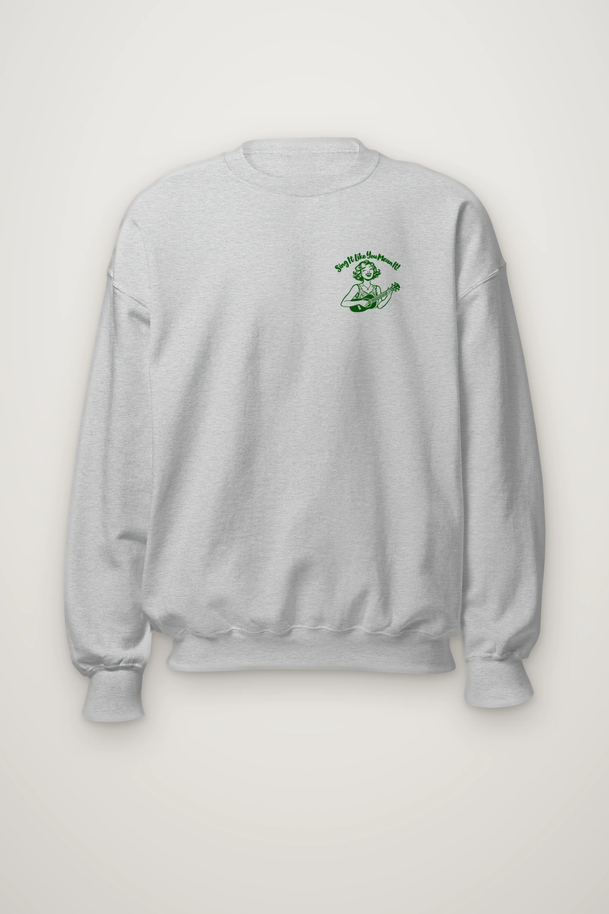 "Ukulele Serenade" Heavy Blend Unisex Crewneck Sweatshirt