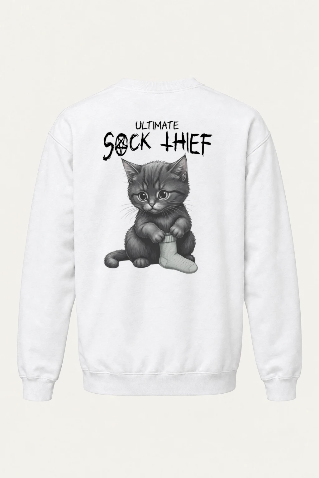 "Ultimate Sock Thief" Heavy Blend Unisex Crewneck Sweatshirt | Gildan 18000