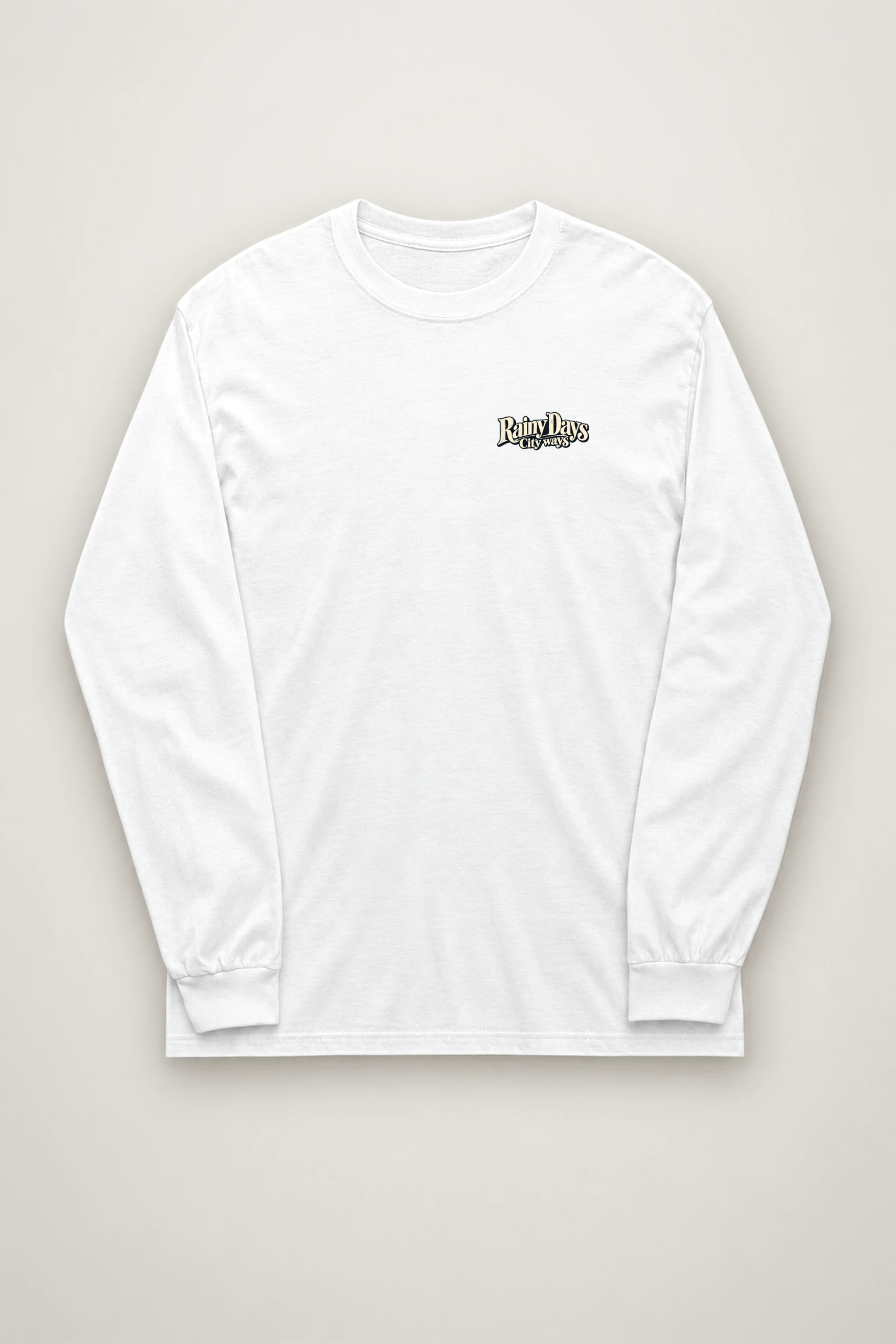 "Umbrella Street Scene" Unisex Longsleeve T-shirt