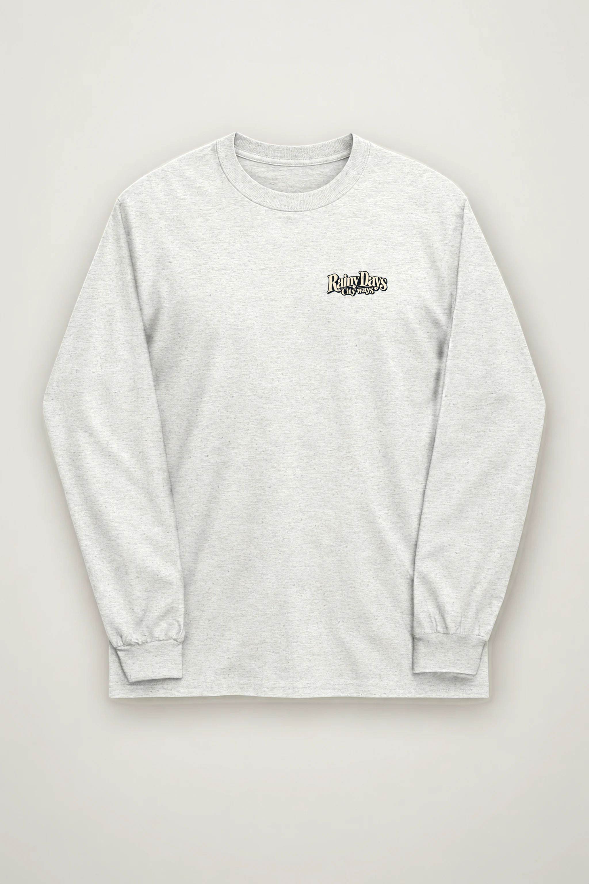 "Umbrella Street Scene" Unisex Longsleeve T-shirt
