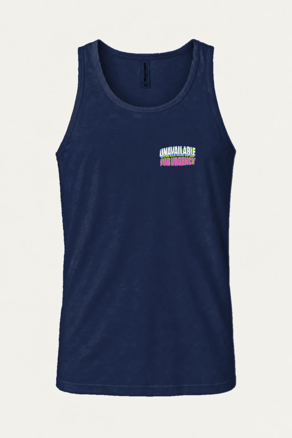 "Unavailable For Urgency" Unisex Jersey Tank
