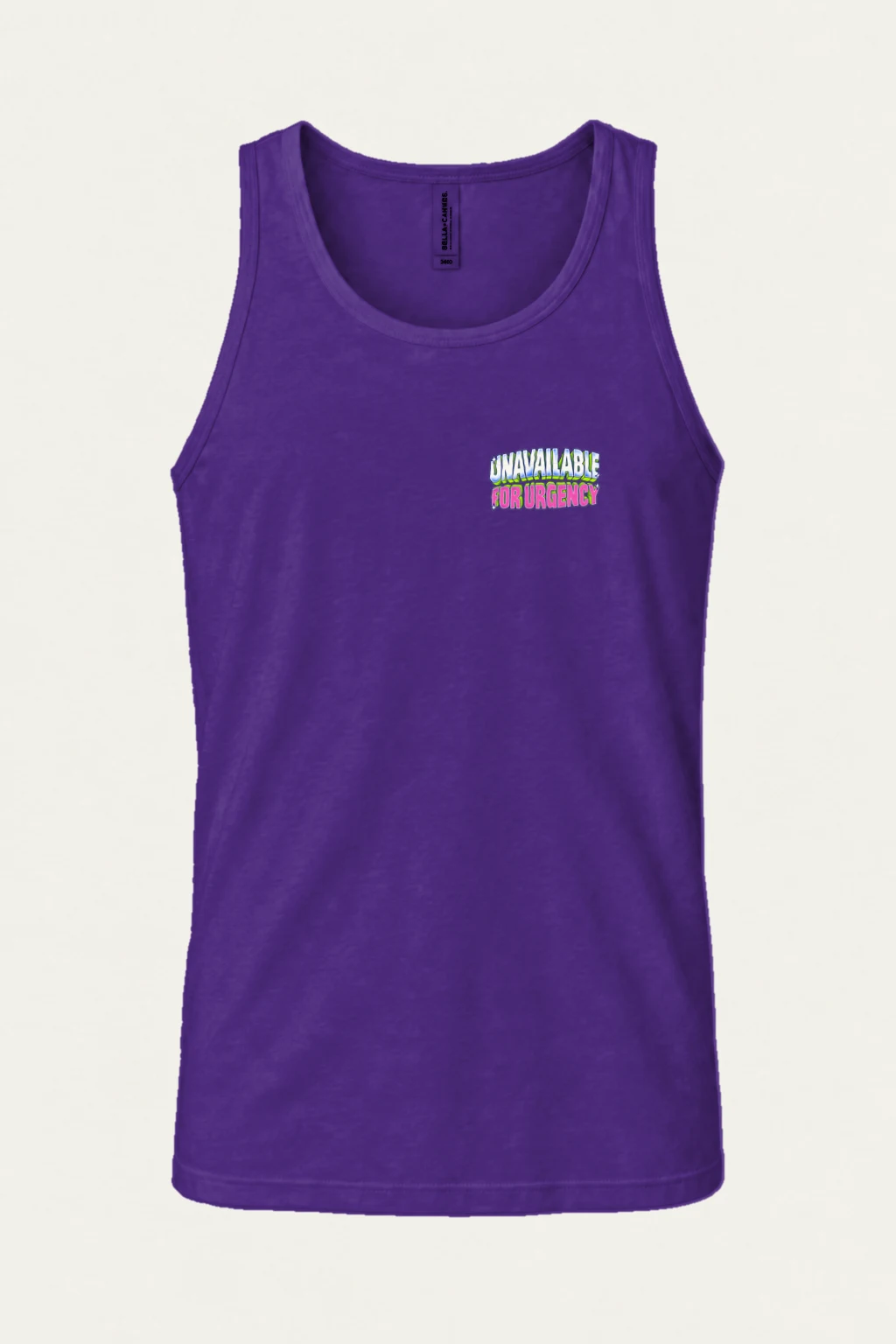 "Unavailable For Urgency" Unisex Jersey Tank