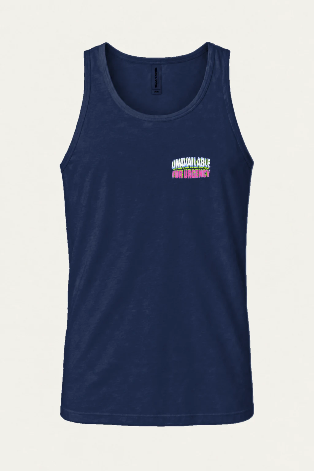 "Unavailable For Urgency" Unisex Jersey Tank