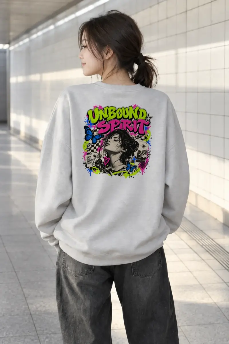 "Unbound Spirit" Heavy Blend Unisex Crewneck Sweatshirt | Gildan 18000