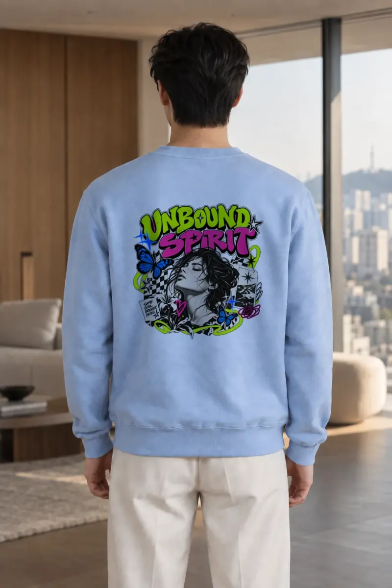"Unbound Spirit" Heavy Blend Unisex Crewneck Sweatshirt | Gildan 18000