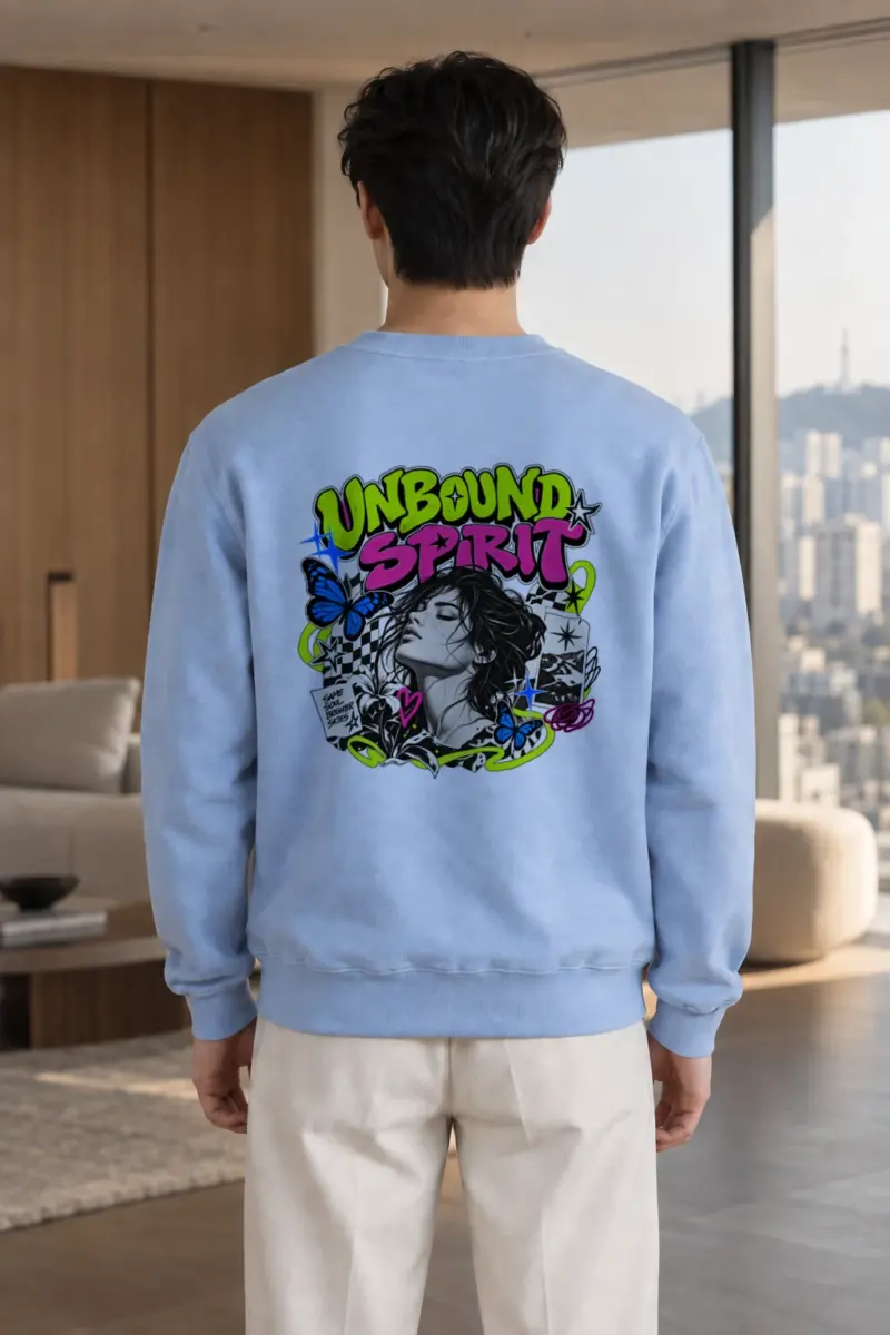 "Unbound Spirit" Heavy Blend Unisex Crewneck Sweatshirt | Gildan 18000