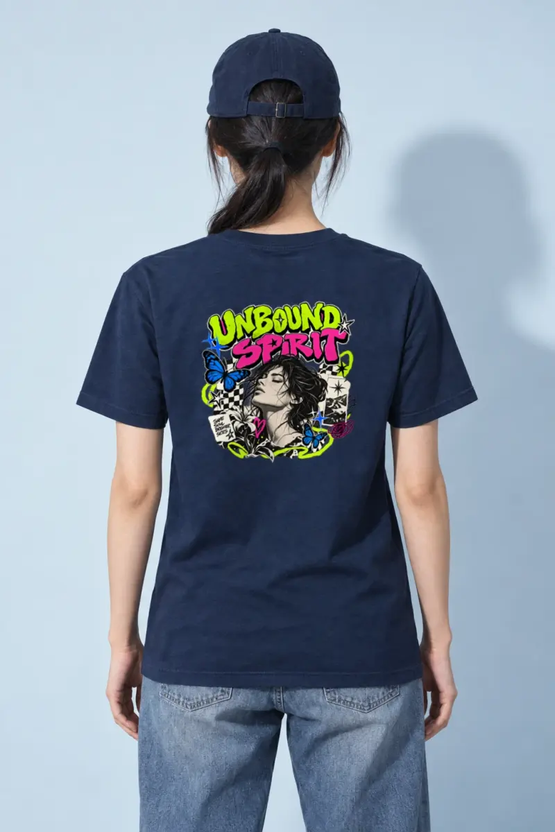 "Unbound Spirit" Heavyweight Unisex Crewneck T-shirt