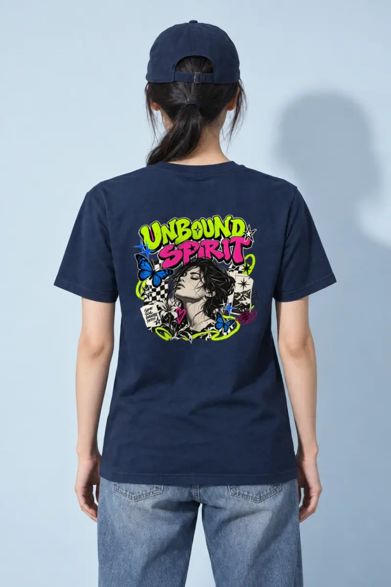 "Unbound Spirit" Heavyweight Unisex Crewneck T-shirt
