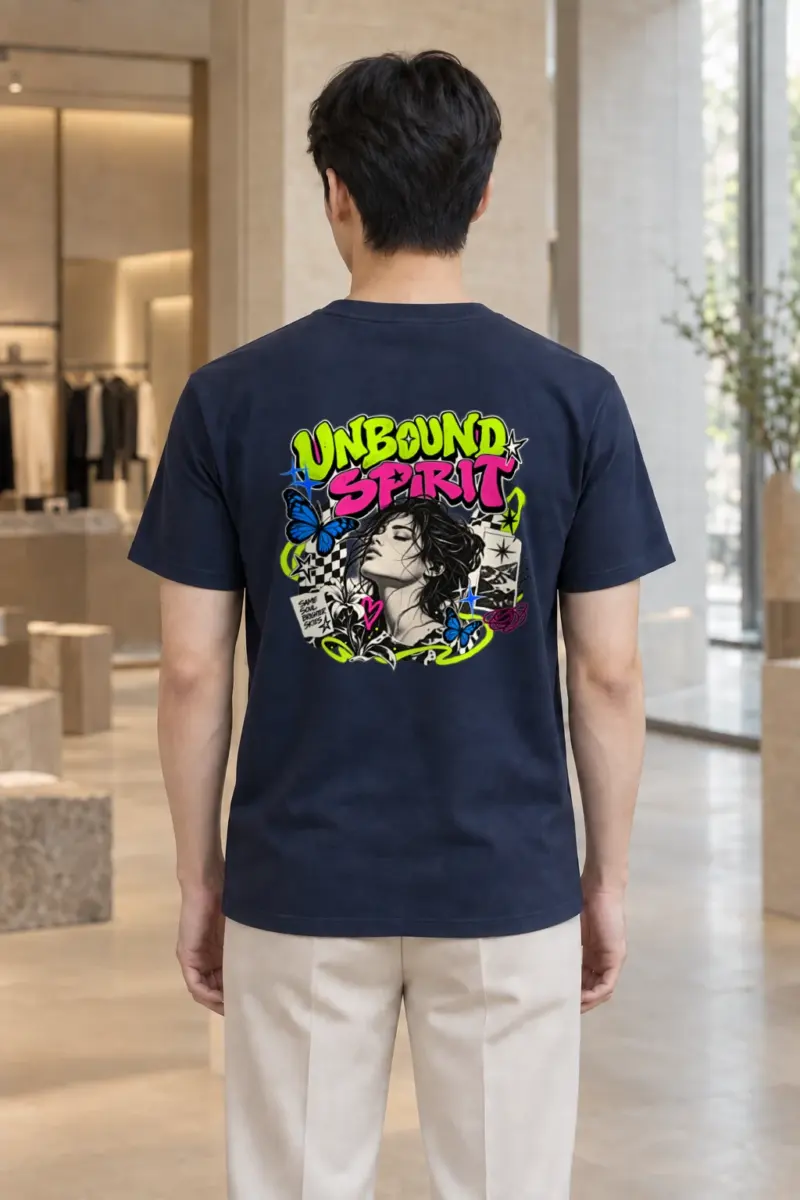 "Unbound Spirit" Heavyweight Unisex Crewneck T-shirt