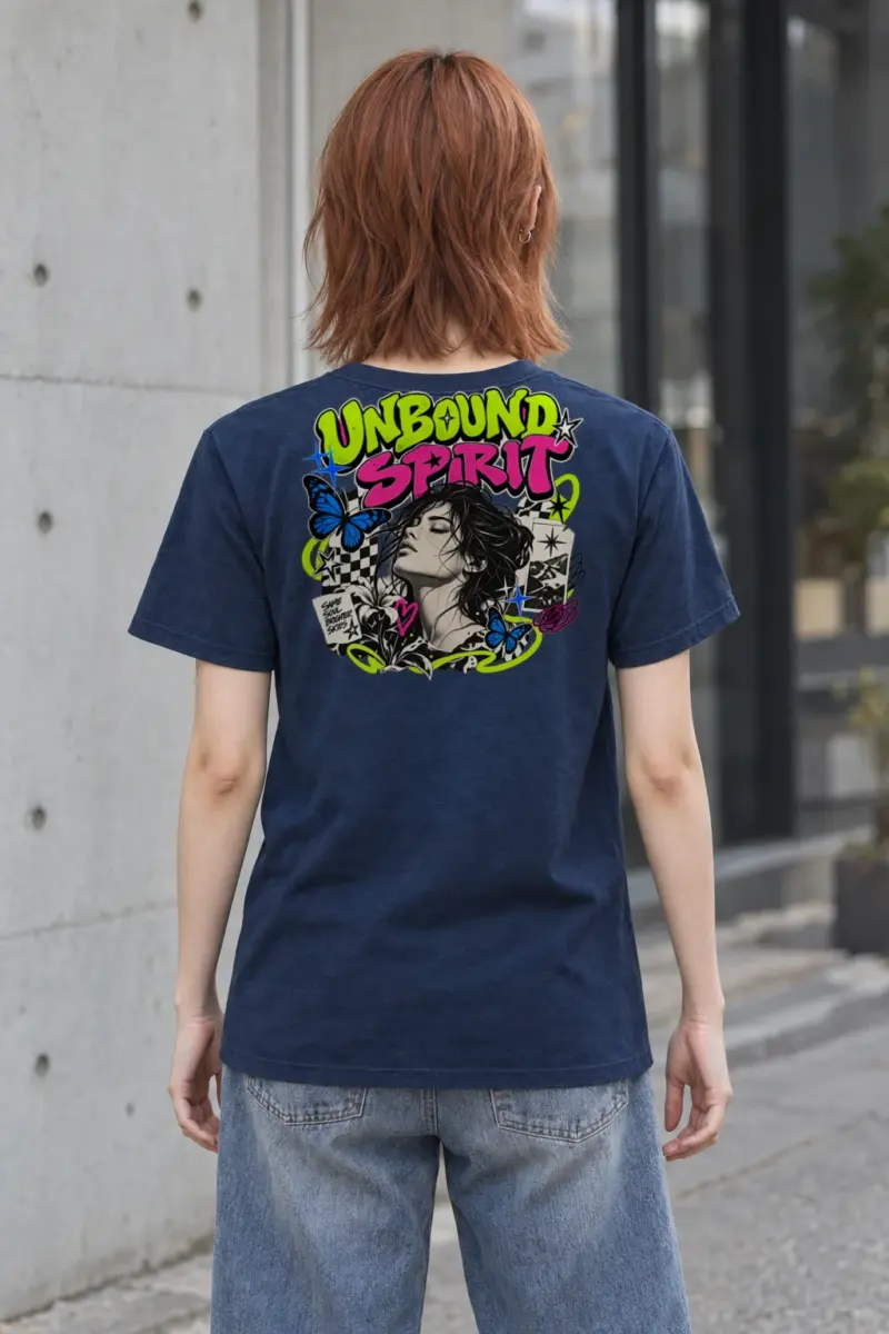 "Unbound Spirit" Heavyweight Unisex Crewneck T-shirt