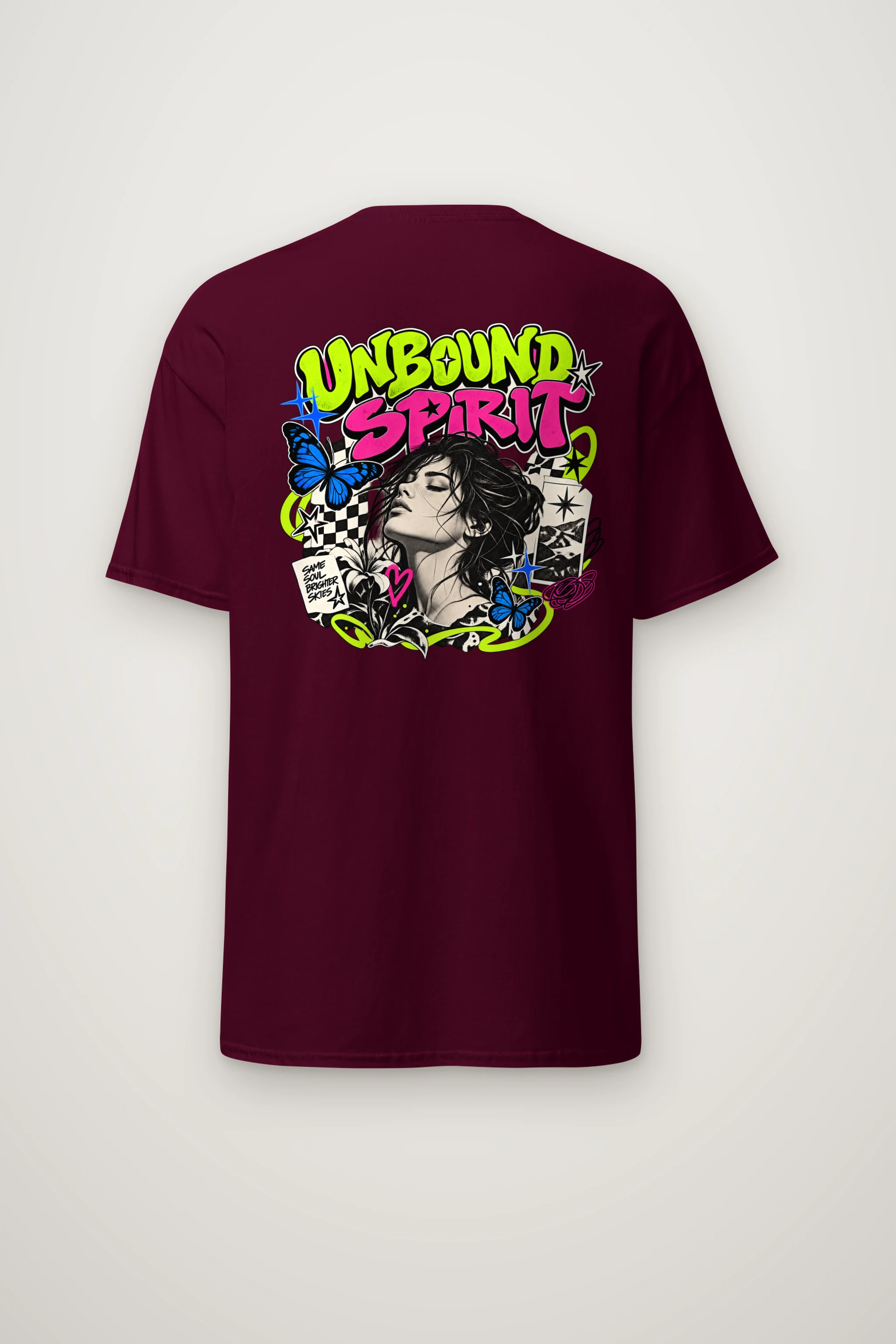 "Unbound Spirit" Heavyweight Unisex Crewneck T-shirt