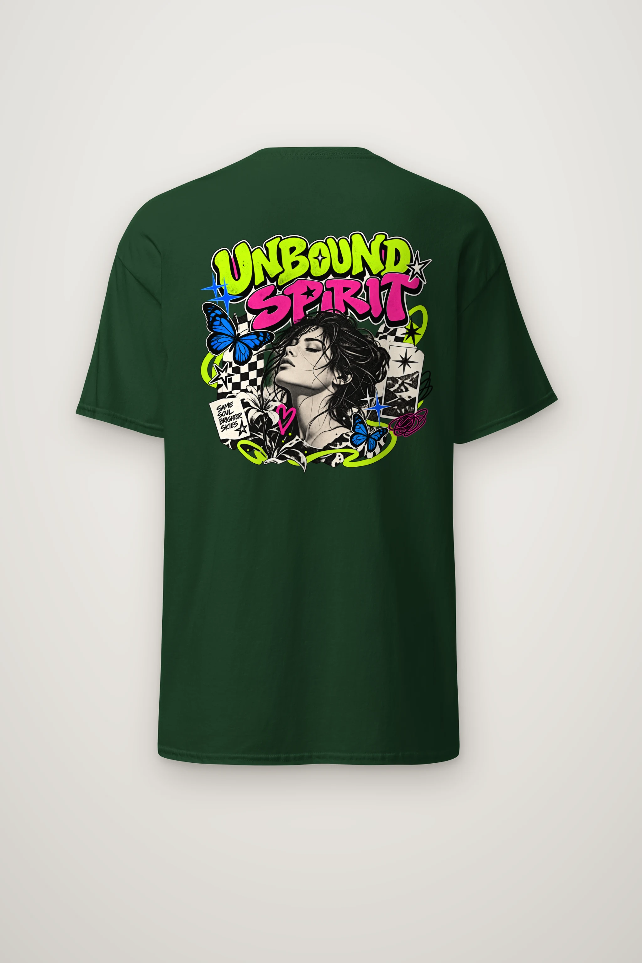 "Unbound Spirit" Heavyweight Unisex Crewneck T-shirt