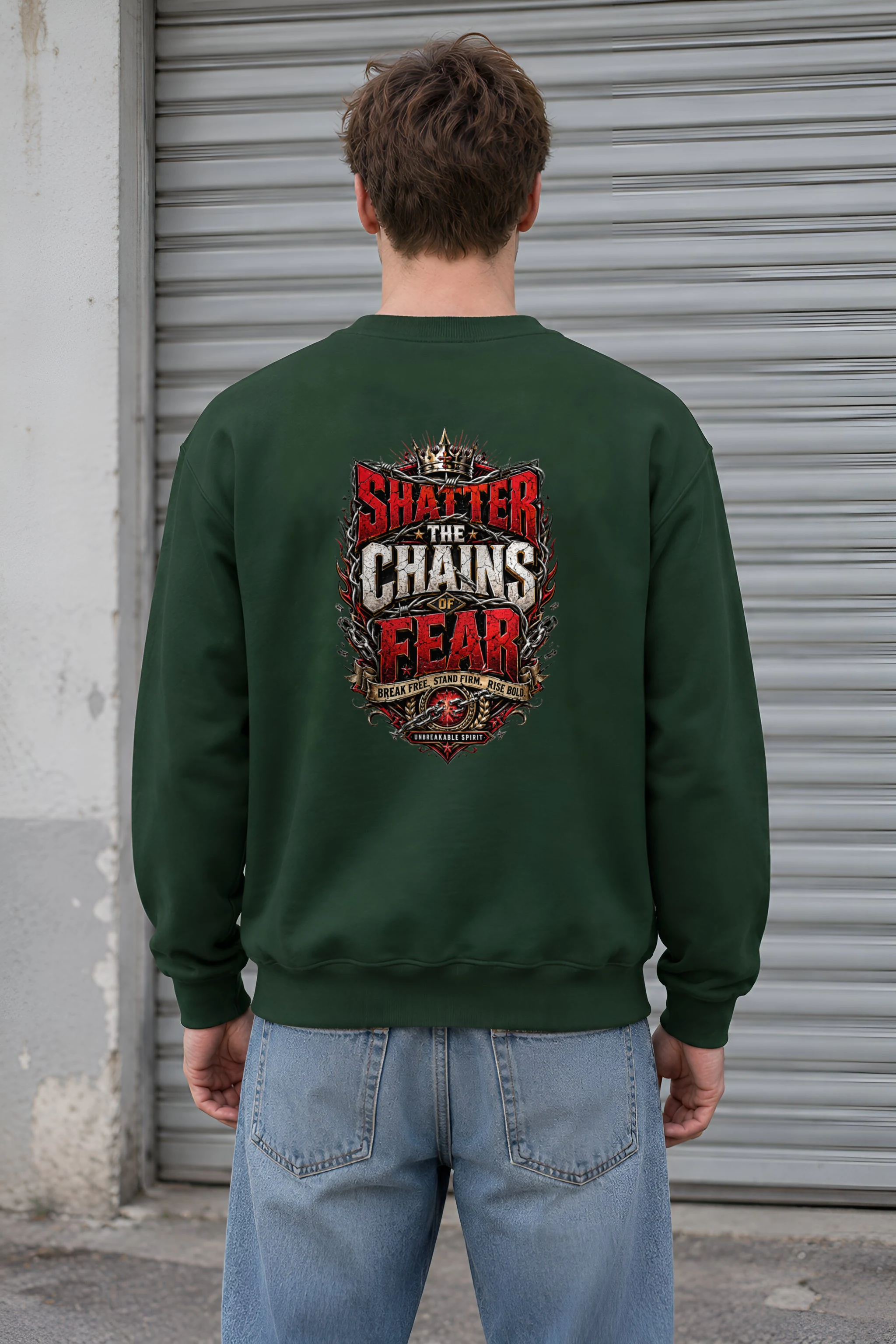 "Unbreakable Spirit" 1 Crewneck Sweatshirt