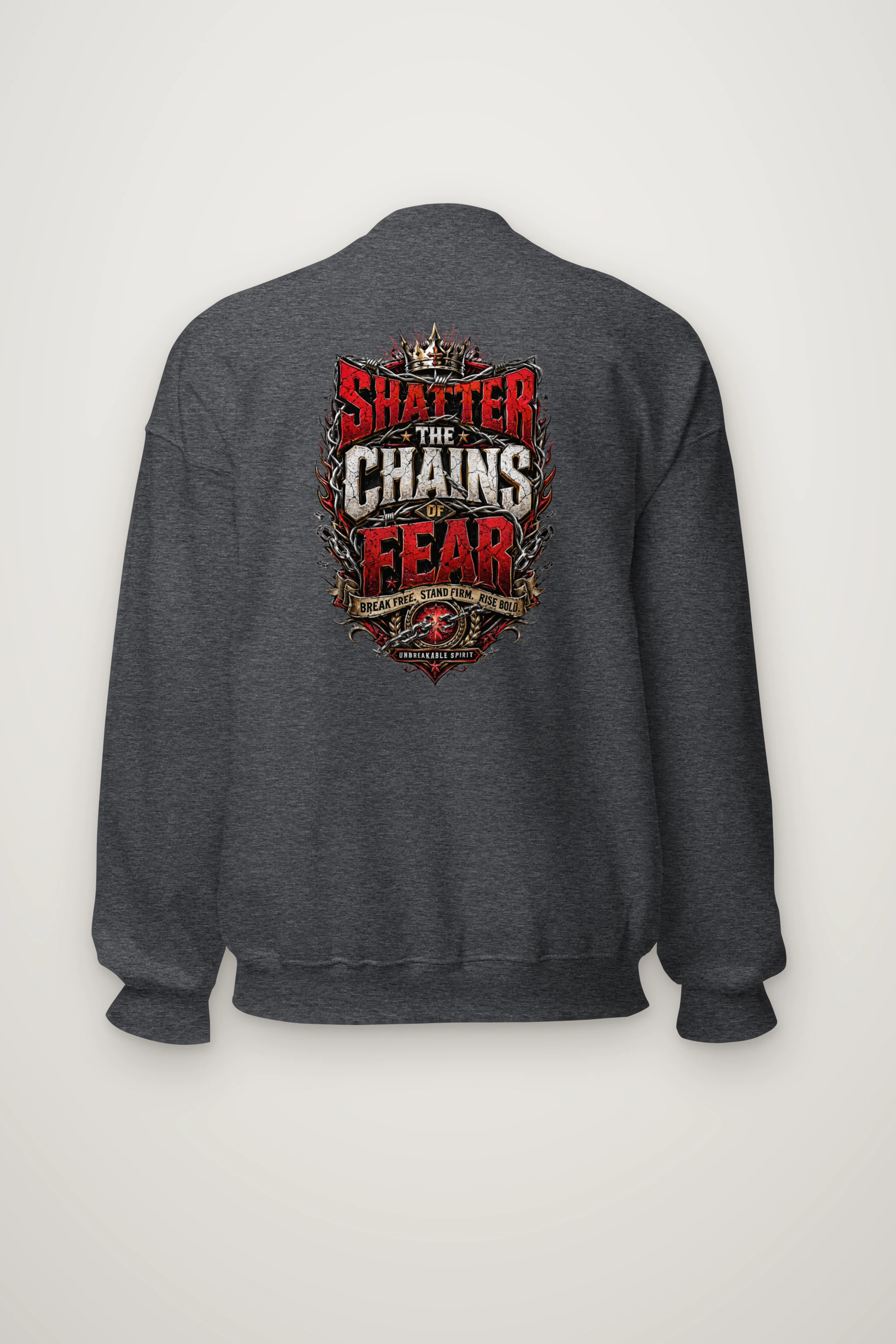 "Unbreakable Spirit" Heavy Blend Unisex Crewneck Sweatshirt