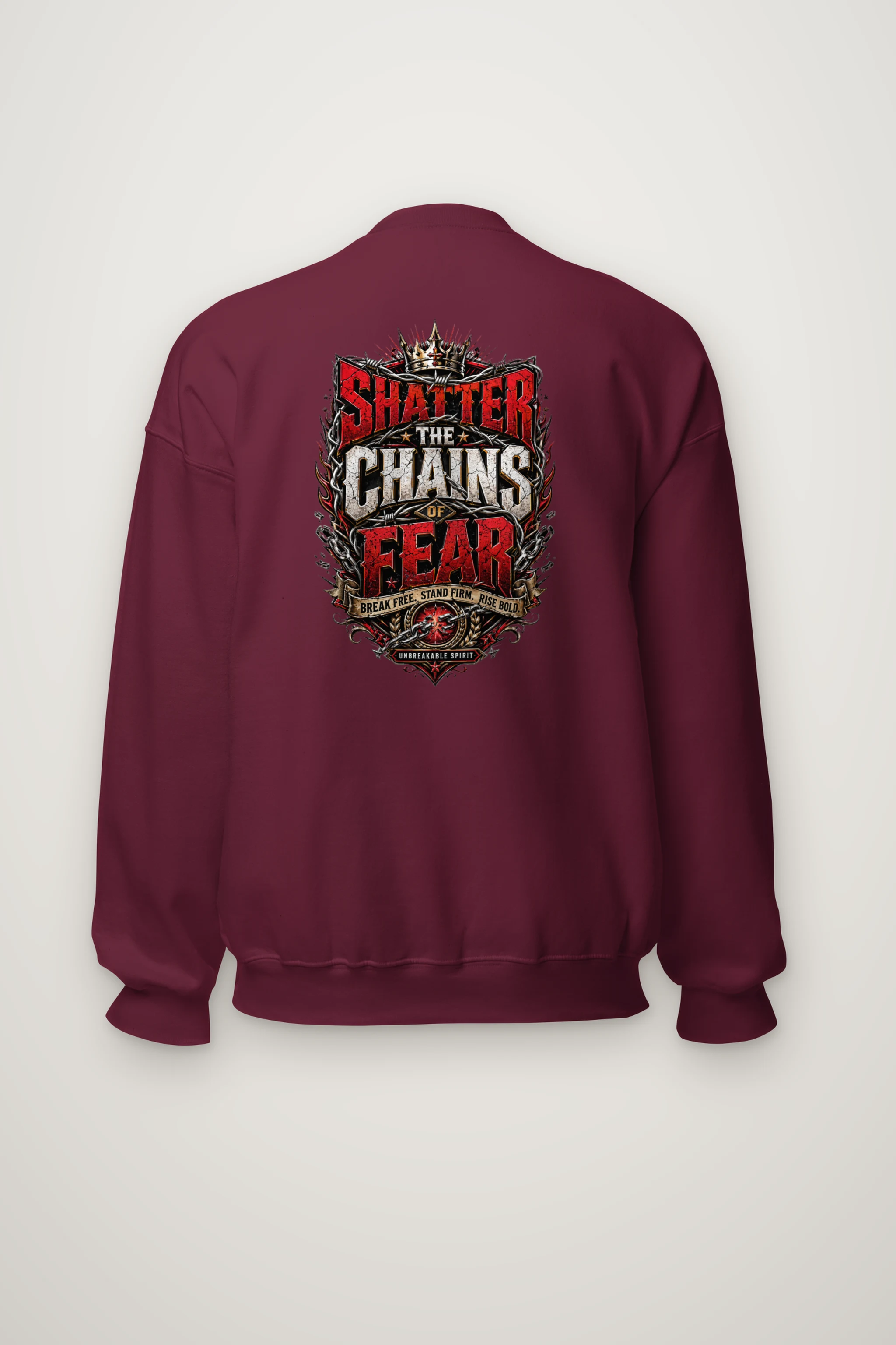"Unbreakable Spirit" Heavy Blend Unisex Crewneck Sweatshirt