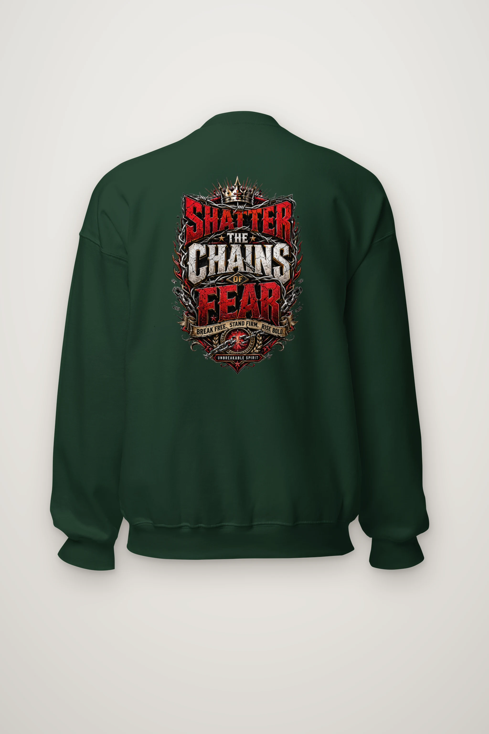 "Unbreakable Spirit" Heavy Blend Unisex Crewneck Sweatshirt