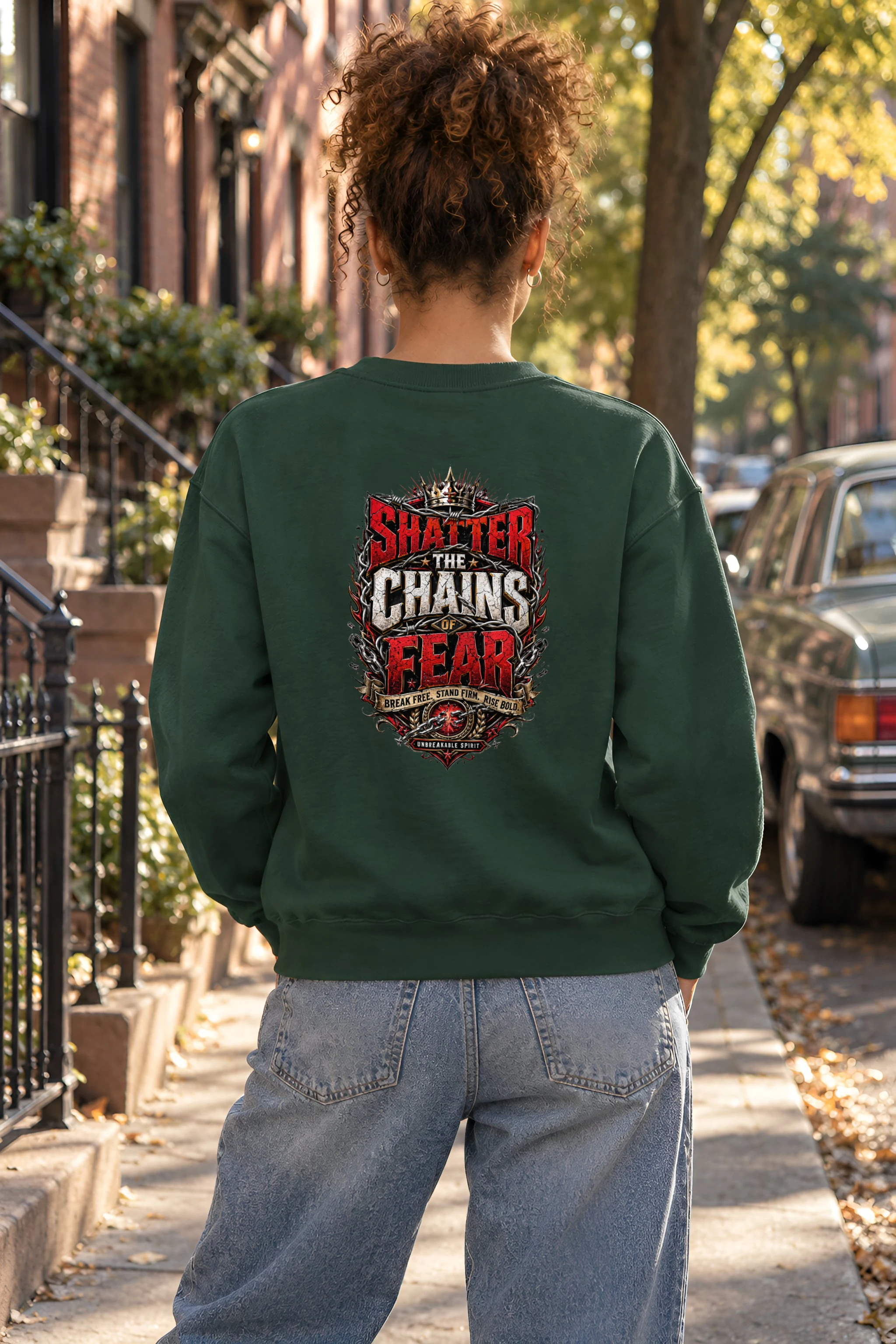 "Unbreakable Spirit" 1 Crewneck Sweatshirt