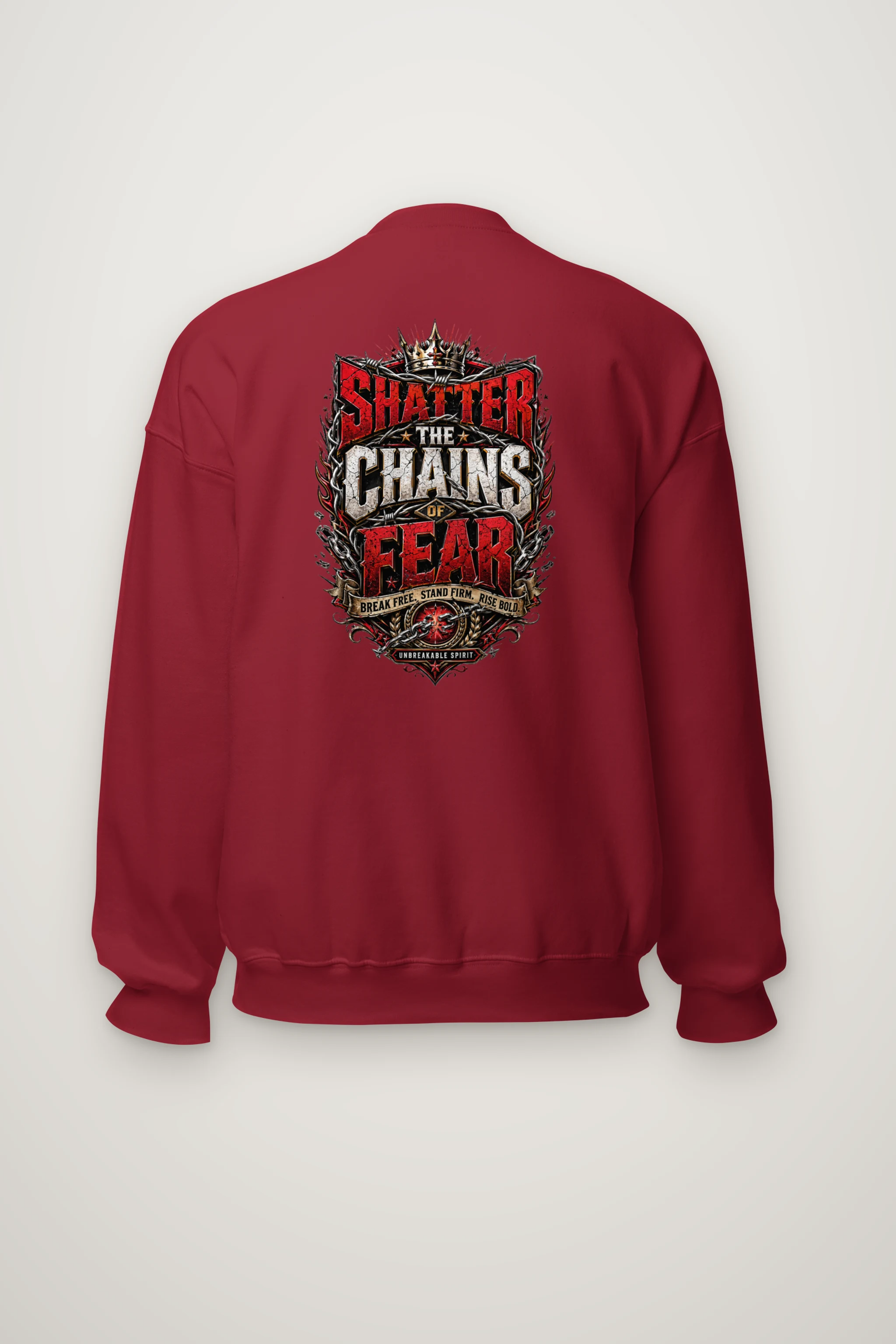 "Unbreakable Spirit" Heavy Blend Unisex Crewneck Sweatshirt