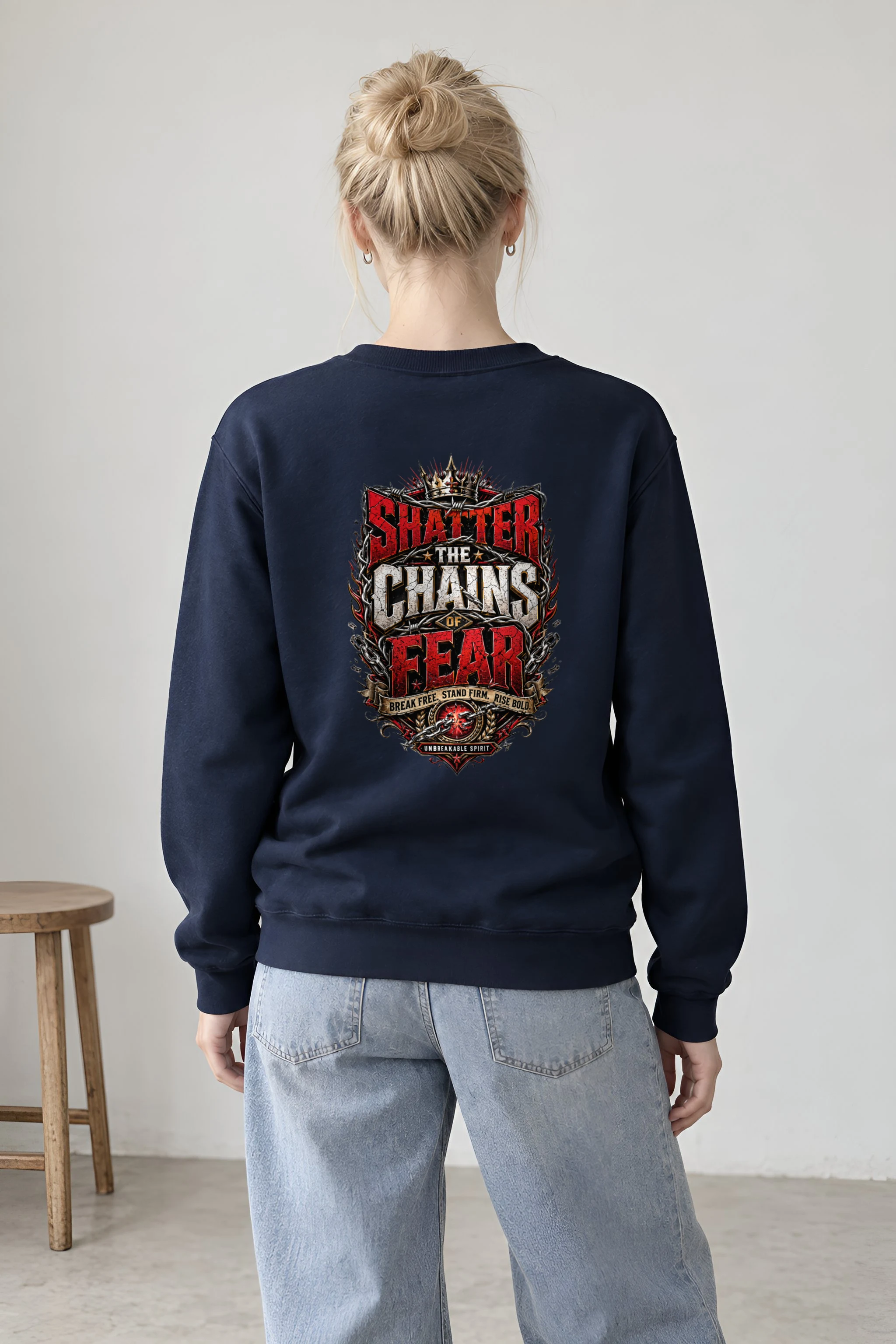 "Unbreakable Spirit" 1 Crewneck Sweatshirt