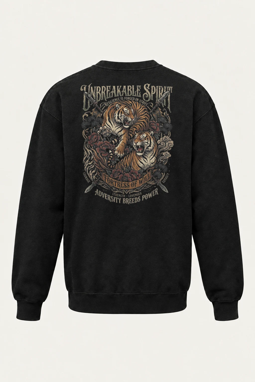 "Unbreakable Spirit" Heavy Blend Unisex Crewneck Sweatshirt | Gildan 18000