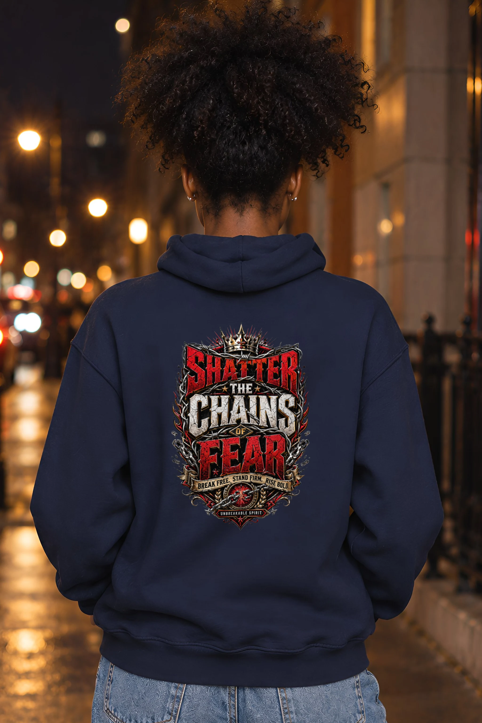 "Unbreakable Spirit" Heavy Blend Unisex Pullover Hoodie