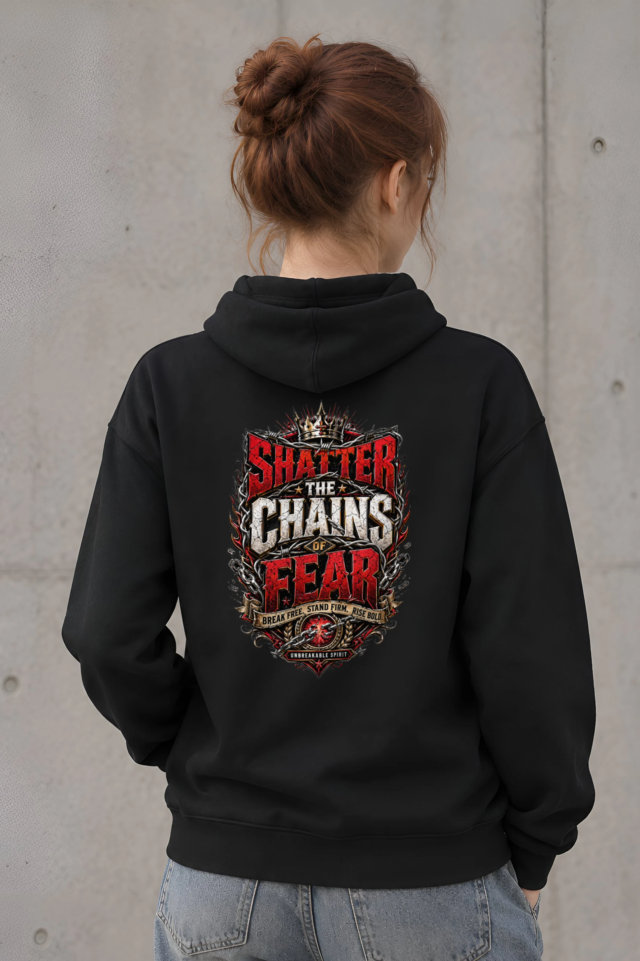 "Unbreakable Spirit" Heavy Blend Unisex Pullover Hoodie