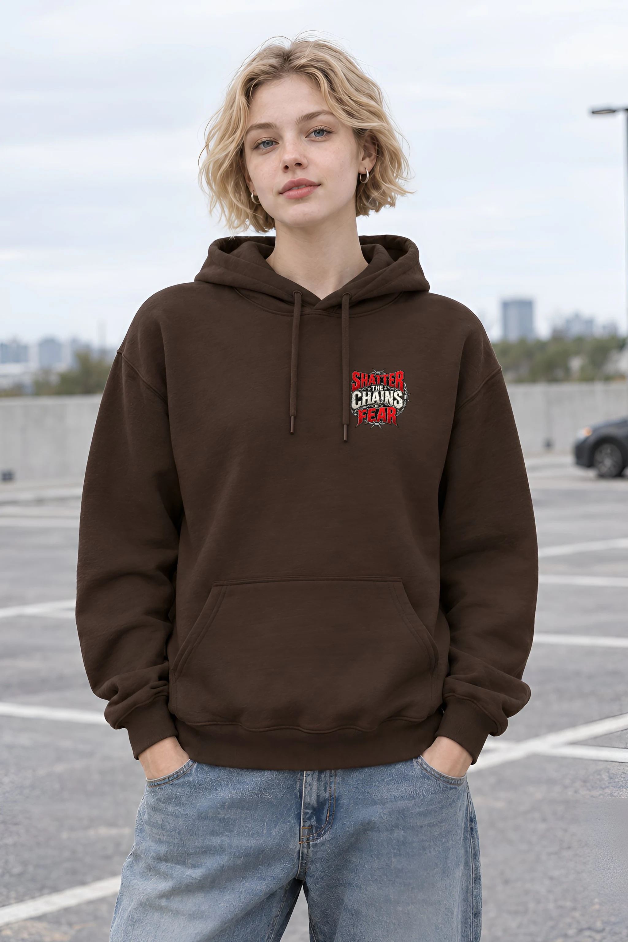 "Unbreakable Spirit" Heavy Blend Unisex Pullover Hoodie