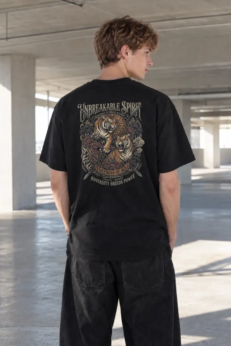 “Unbreakable Spirit” Heavyweight Unisex Crewneck T-shirt | Gildan 5000