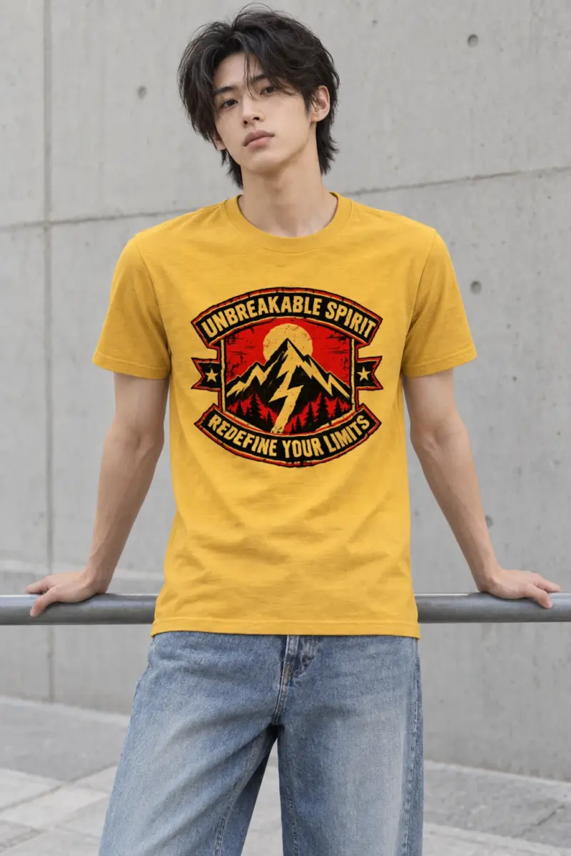 "Unbreakable Spirit" Heavyweight Unisex Crewneck T-shirt